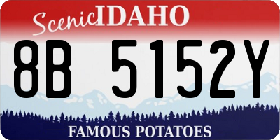 ID license plate 8B5152Y
