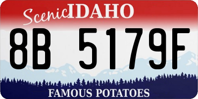 ID license plate 8B5179F