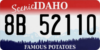 ID license plate 8B5211O