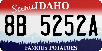 ID license plate 8B5252A