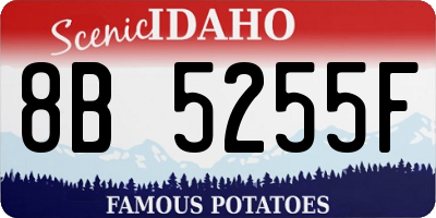 ID license plate 8B5255F