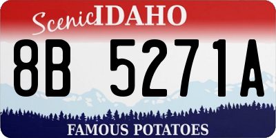 ID license plate 8B5271A