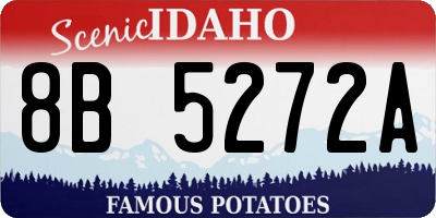 ID license plate 8B5272A