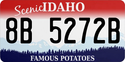 ID license plate 8B5272B
