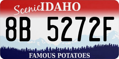 ID license plate 8B5272F