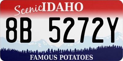 ID license plate 8B5272Y