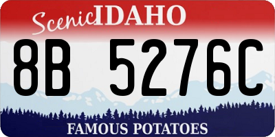 ID license plate 8B5276C