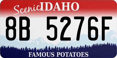 ID license plate 8B5276F