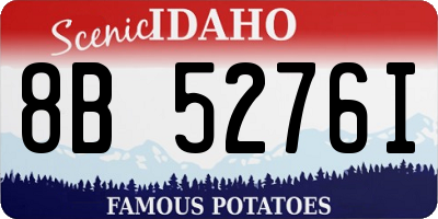 ID license plate 8B5276I
