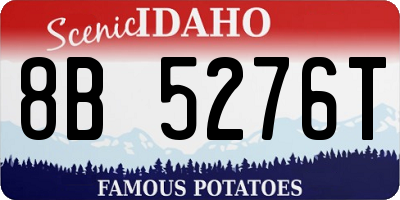 ID license plate 8B5276T