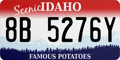 ID license plate 8B5276Y