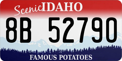 ID license plate 8B5279O