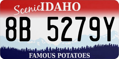 ID license plate 8B5279Y