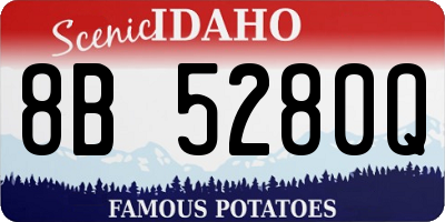 ID license plate 8B5280Q