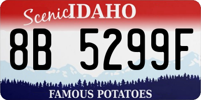 ID license plate 8B5299F