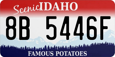 ID license plate 8B5446F