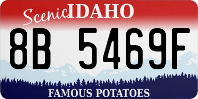 ID license plate 8B5469F