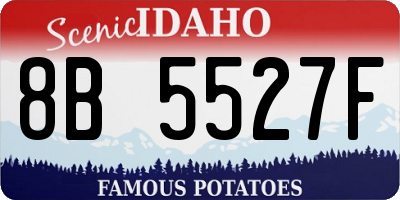 ID license plate 8B5527F