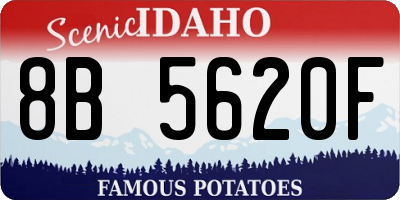 ID license plate 8B5620F