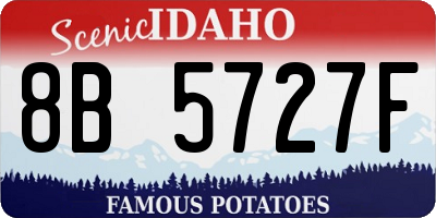 ID license plate 8B5727F