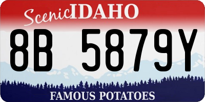 ID license plate 8B5879Y