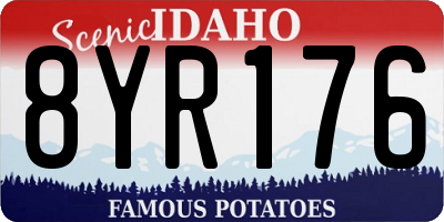 ID license plate 8YR176