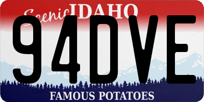 ID license plate 94DVE