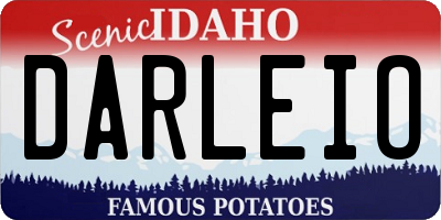 ID license plate DARLEIO