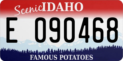 ID license plate E090468
