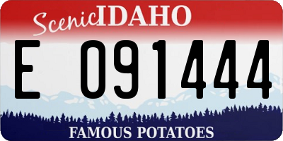 ID license plate E091444