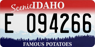 ID license plate E094266
