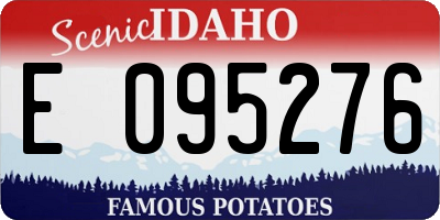 ID license plate E095276