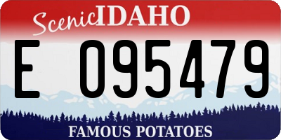 ID license plate E095479