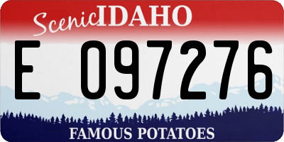 ID license plate E097276
