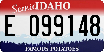 ID license plate E099148