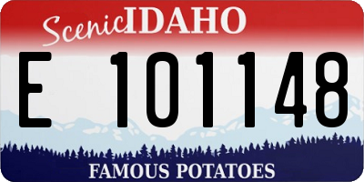 ID license plate E101148