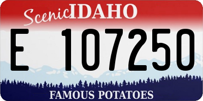 ID license plate E107250