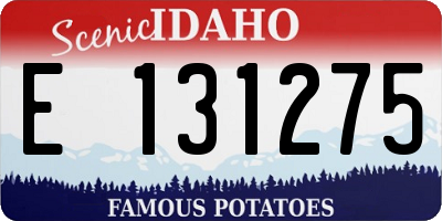 ID license plate E131275