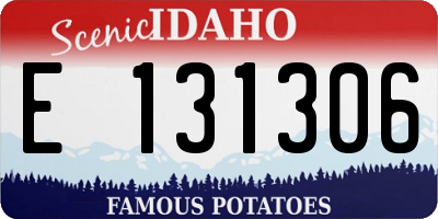 ID license plate E131306