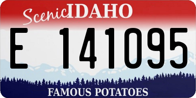ID license plate E141095