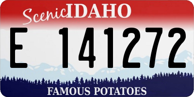 ID license plate E141272