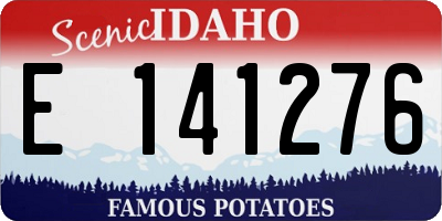 ID license plate E141276