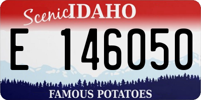 ID license plate E146050