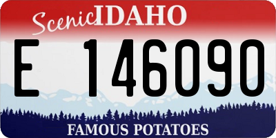 ID license plate E146090