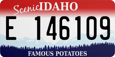 ID license plate E146109