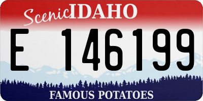 ID license plate E146199