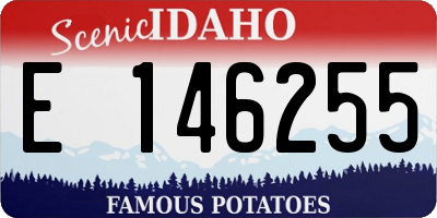 ID license plate E146255