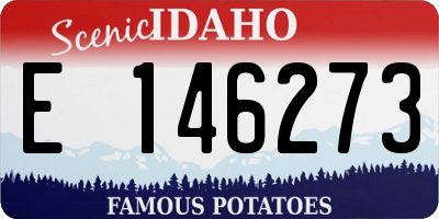 ID license plate E146273