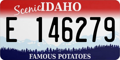 ID license plate E146279
