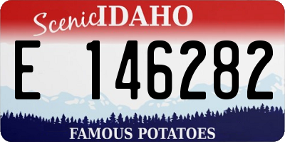 ID license plate E146282